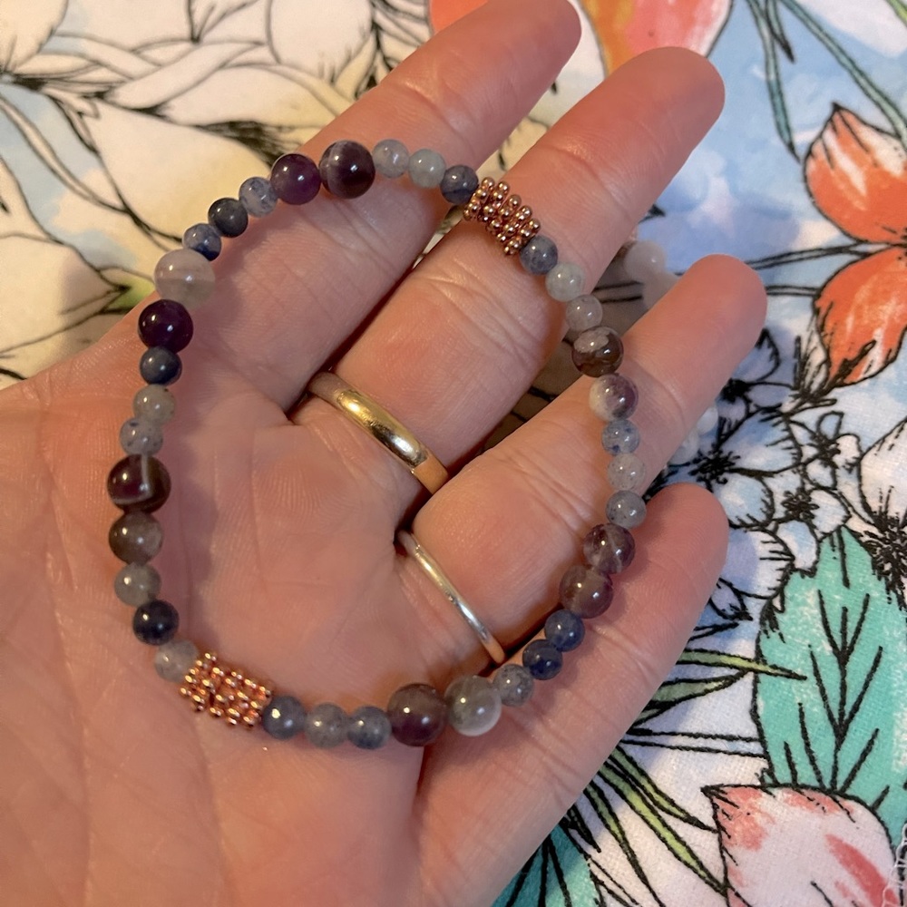 Beaded bracelet.